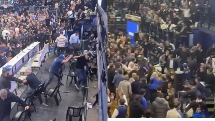 Incidentes en la Asamblea de Gimnasia y Esgrima La Plata en Argentina