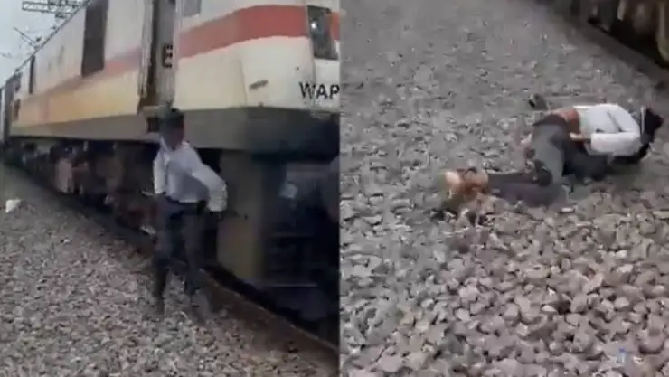 VIDEO Joven fue golpeado por un tren mientras grababa un TikTok