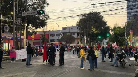 Calles cerradas por bloqueos en CDMX hoy