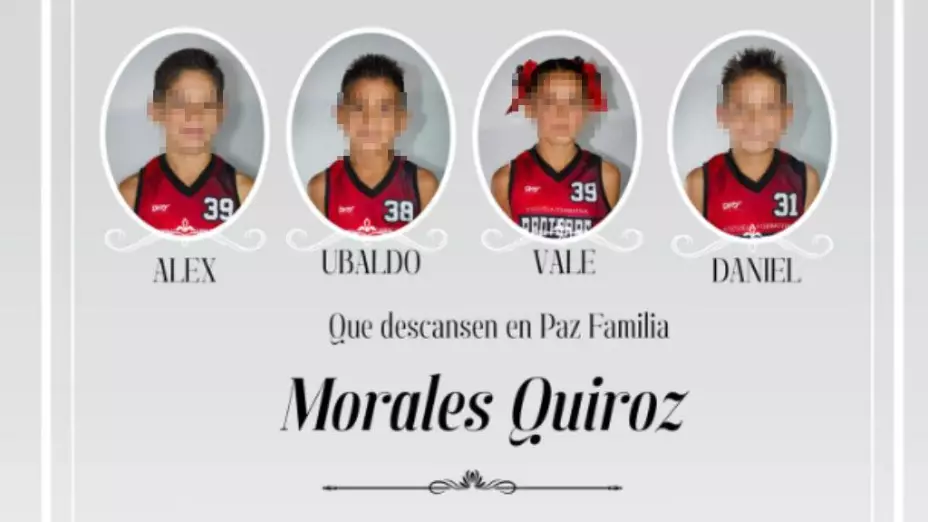 Hermanos que muerieron en accidente en Oaxaca