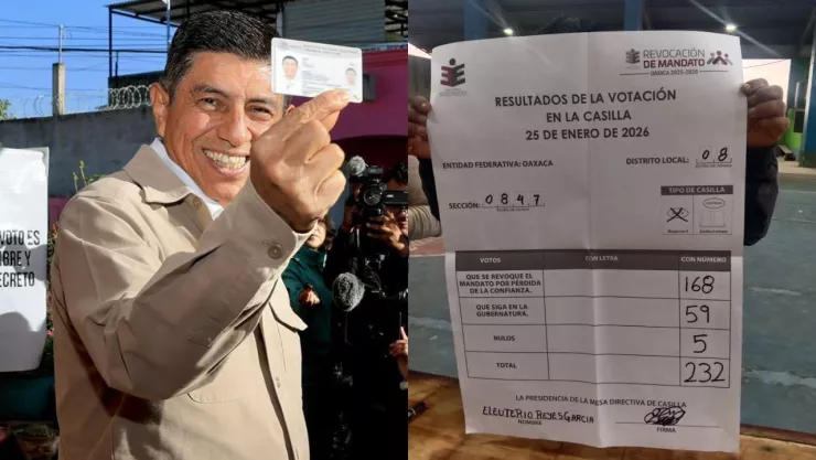 Salom&oacute;n Jara, gobernador de Oaxaca, tras consulta