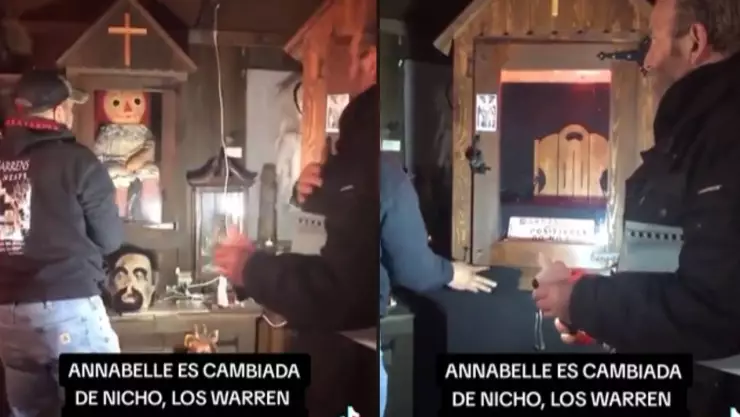 ¡Los Warren lo advirtieron! Muñeca Anabelle es cambiada de vitrina