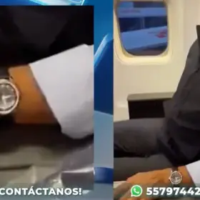 Gobernador Javier May viaja en primera clase.