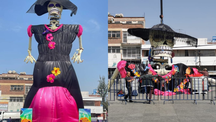 Día de Muertos 2022 catrina monumental Iztapalapa