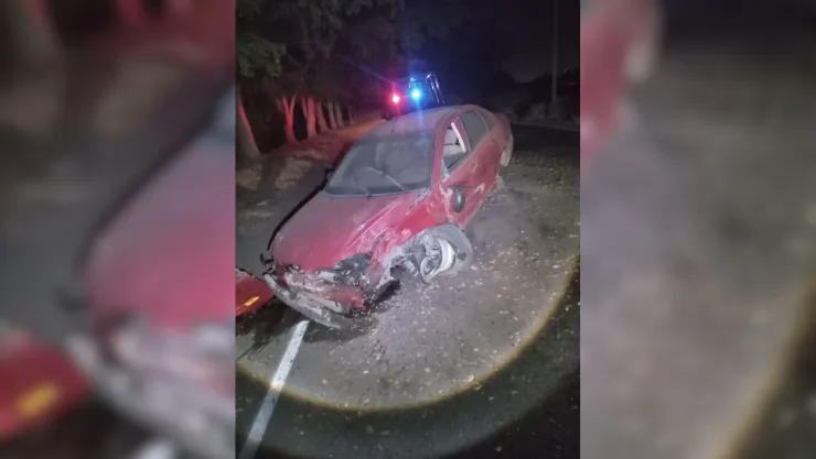 Mujer lesionada tras choque en Guasave