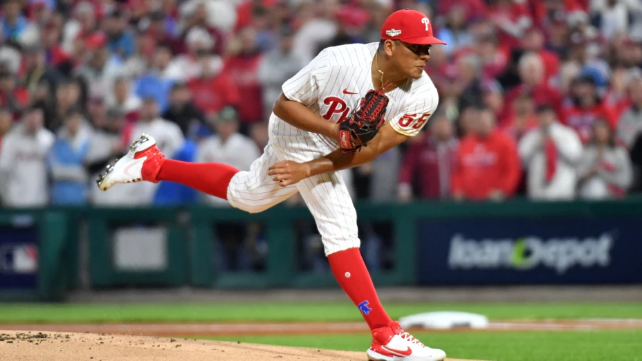 Ranger Suárez, pitcher de los Filis de Filadelfia