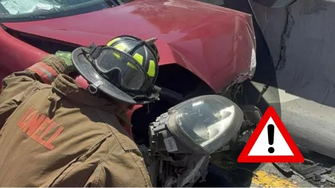 Así fue el accidente de Calzada Solidaridad en Zacatecas