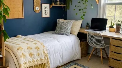 43 ideas para decorar un cuarto pequeño con poco dinero: te quedará de lujo