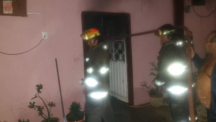 Incendio en vivienda de Minatitlán