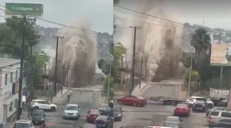 ‘Mega fuga’ de agua en Tijuana afectan a más de 600 colonias