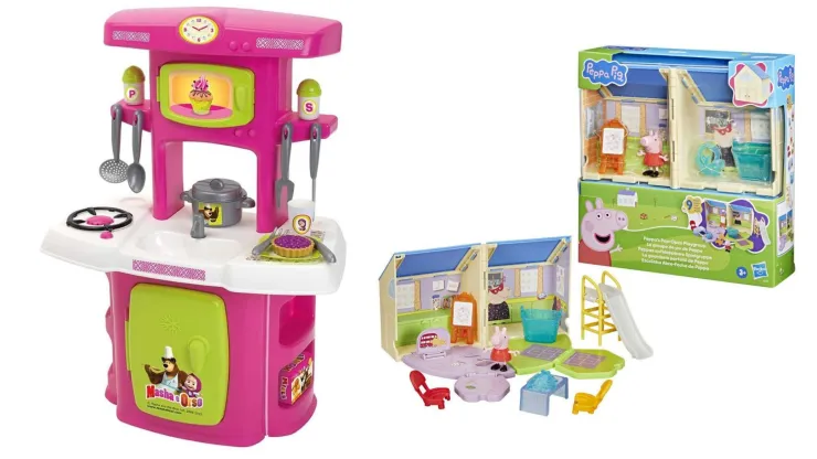 Juguetes de Masha y el Oso y Peppa Pig
