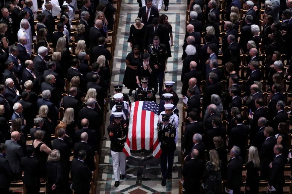 john mccain funeral2
