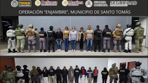 Detienen a 15 personas en Operación Enjambre en el Edomex