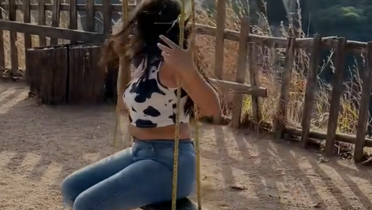 Video: Ahorita su mamá estuviera buscando ofrenda para su hija, pero logró escapar de su exmarido