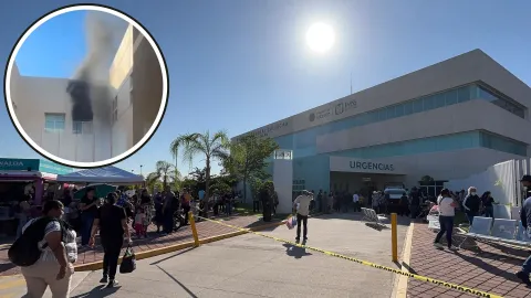 Se incendia Hospital General de Culiacán