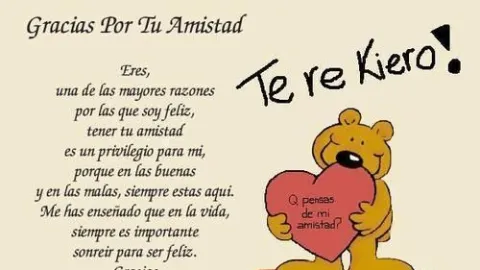 Imágenes para desear feliz San Valentín y frases para amigos 14 de febrero: “Gracias por tu amistad”.jpg
