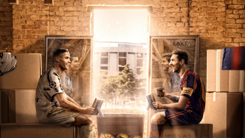 Messi y Cristiano Ronaldo