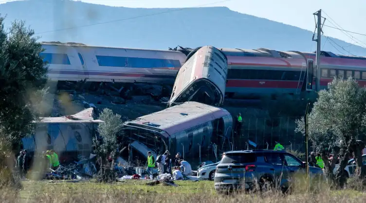 Choque de trenes cerca de Urda, en el centro de España.
