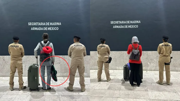 Capturan a dos extranjeros con cocaína en el Aeropuerto de CDMX; iban a Bucarest
