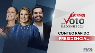 Resultados del conteo rápido de las elecciones presidenciales 2024