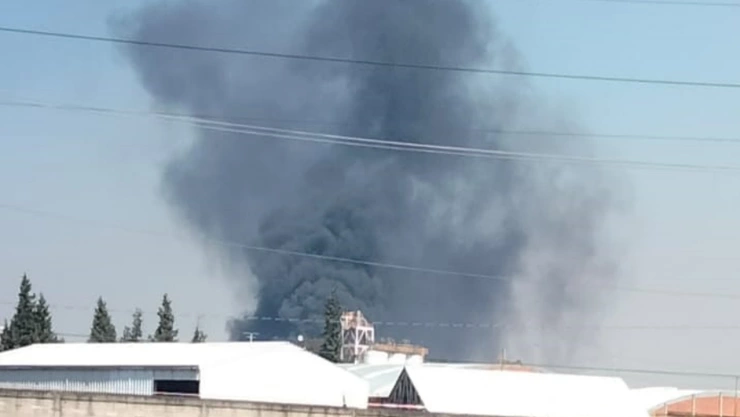 fuerte incendio en puebla tlaxcala hoy