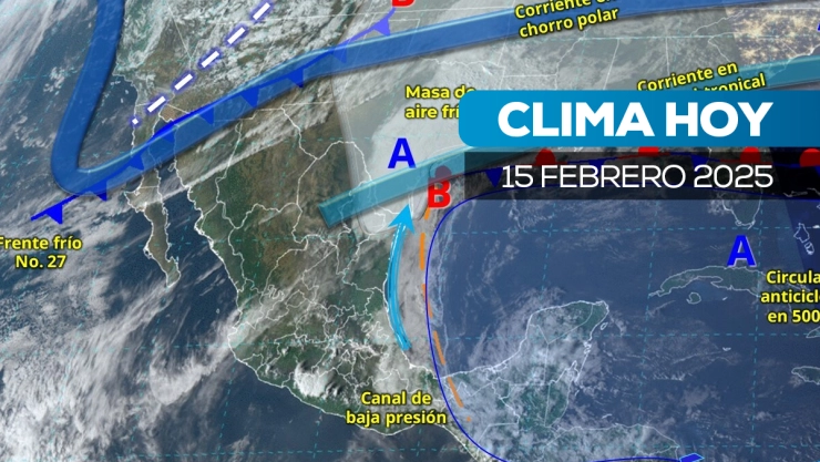 Pronóstico del clima sábado 15 de febrero