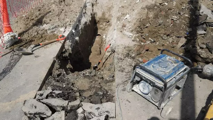 Cierras calles por rehabilitación.