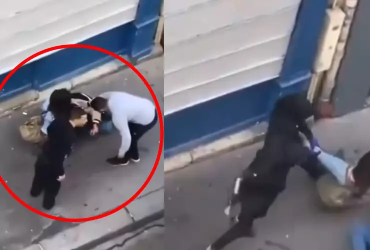 VIDEO_ Mujer escapa de un intento de secuestro en París y se viraliza en redes sociales.jpg