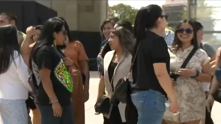 Los jóvenes agradecieron el tiempo que se les dio para ver, abrazar y besar a sus seres queridos