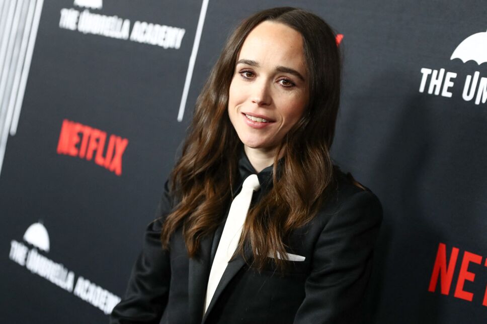 elliot page en premiere de umbrella academy
