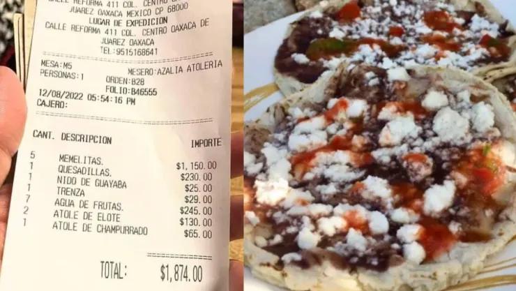 Memelitas en Oaxaca