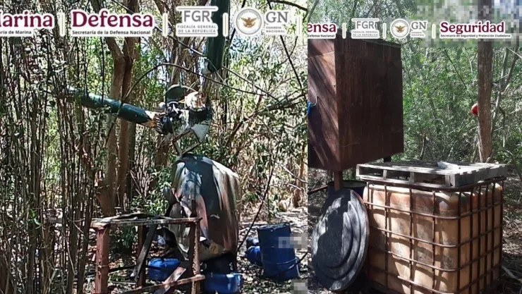 Golpe al narco en Culiacán, Sinaloa; autoridades desmantelan dos laboratorios clandestinos con metanfetamina