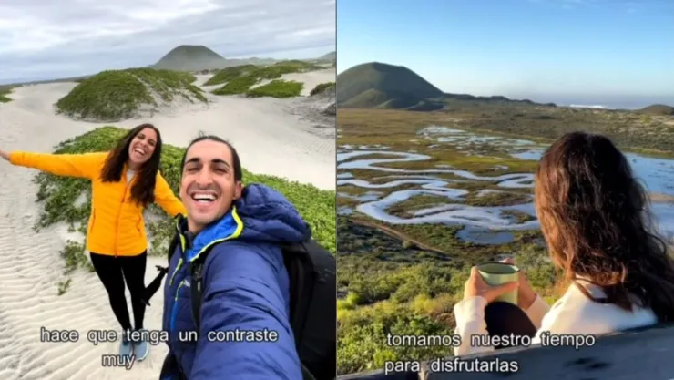 Españoles en los humedales en San Quintín