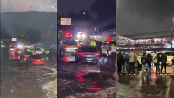 Afectaciones por lluvia en CDMX