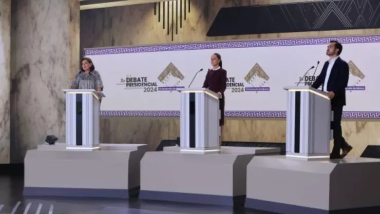 Tercer debate presidencial: Xóchitl Gálvez, Claudia Sheinbaum y Jorge Álvarez Máynez