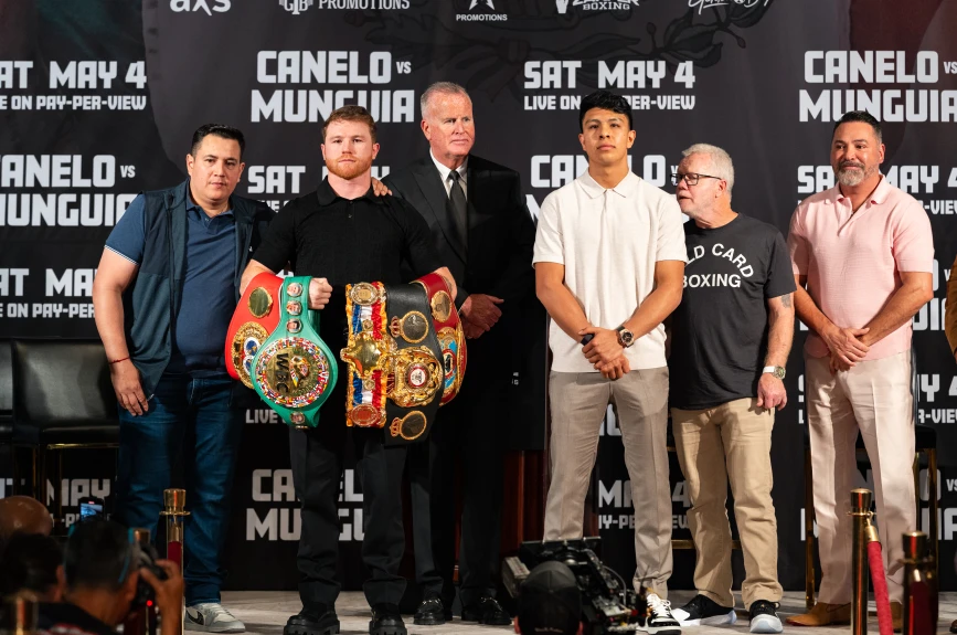 Conferencia de prensa oficial Canelo Álvarez vs Jaime Munguía