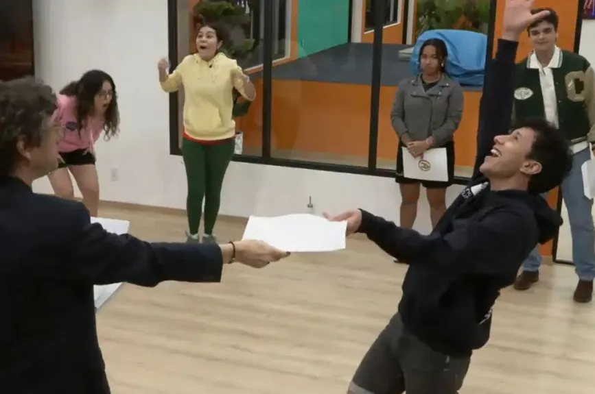Jessy Portillo no escondió su emoción al saber la canción que le tocó en esta ronda