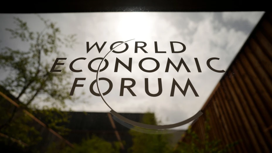 El logo del Foro Económico Mundial.