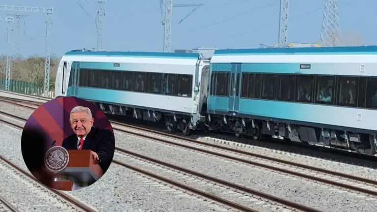AMLO atribuye descarrilamiento del Tren Maya a un error humano