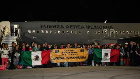 Mexicanos regresan de Israel