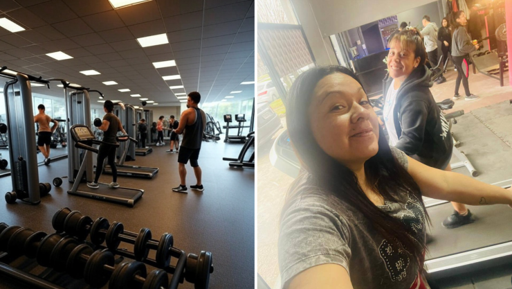 Mujer muere en el gym revelan la causa, Solange se desvanece en plena rutina.png