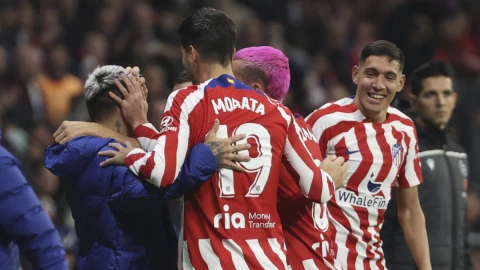 Celebraci&oacute;n del Atl&eacute;tico de Madrid