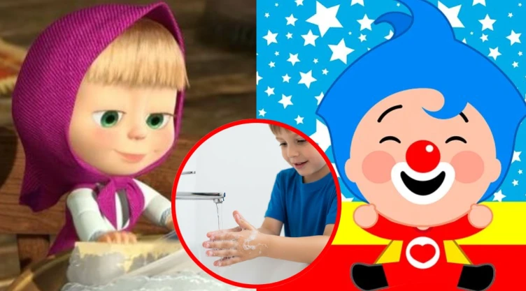 5 capítulos de ‘Masha y el Oso’ y ‘Plim Plim’ para que los niños aprendan a lavarse bien las manos