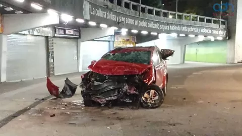Accidente en la Glorieta de los Insurgentes