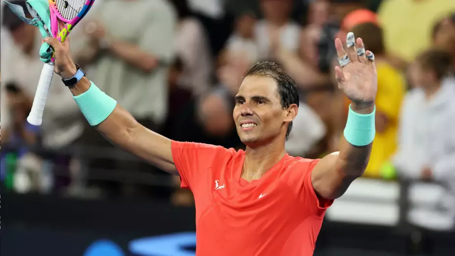 Rafael Nadal Brisbane Australia 2024