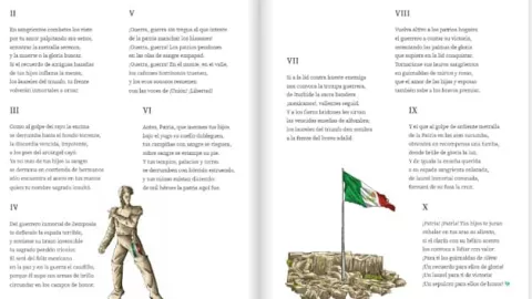 Publican estrofas prohibidas del Himno Nacional en libro de la SEP.