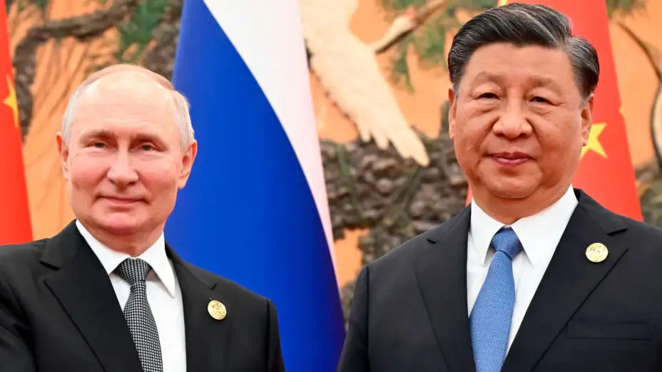 Los presidentes de Rusia, Vladímir Putin, y de China, Xi Jinping, en Beijing, China.