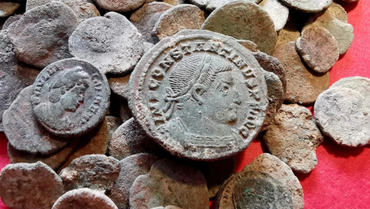 Tejón tesoro romano