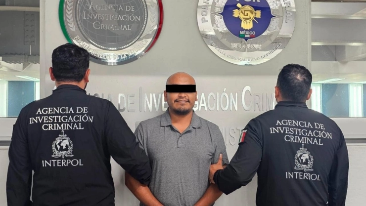 Criminal detenido en México.