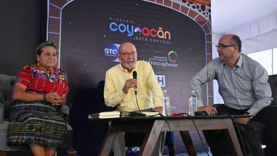 Eduardo Matos Moctezuma FILCO Rigoberta Menchú Homenaje 2024